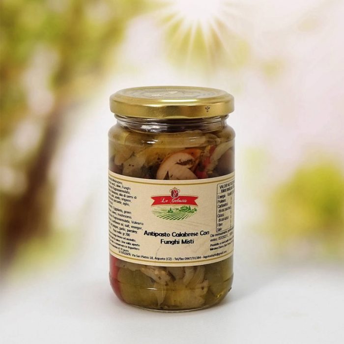 Antipasto calabrese con funghi ml 314
