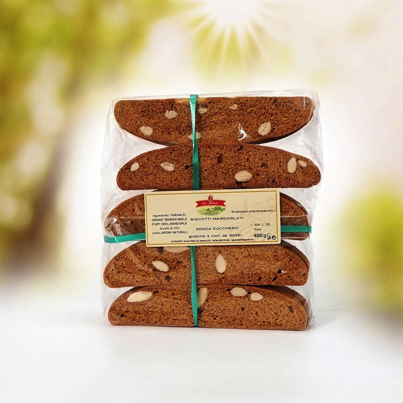 Biscotti mandorlati senza zucchero gr 400