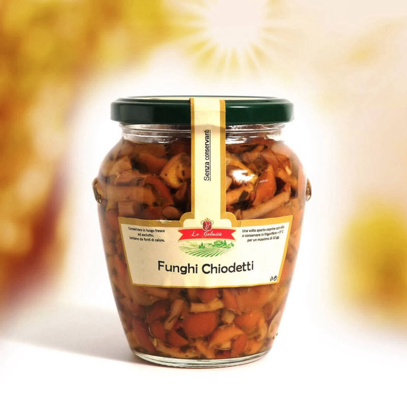 Funghi chiodetti - Vasetto orcio, 314 ml