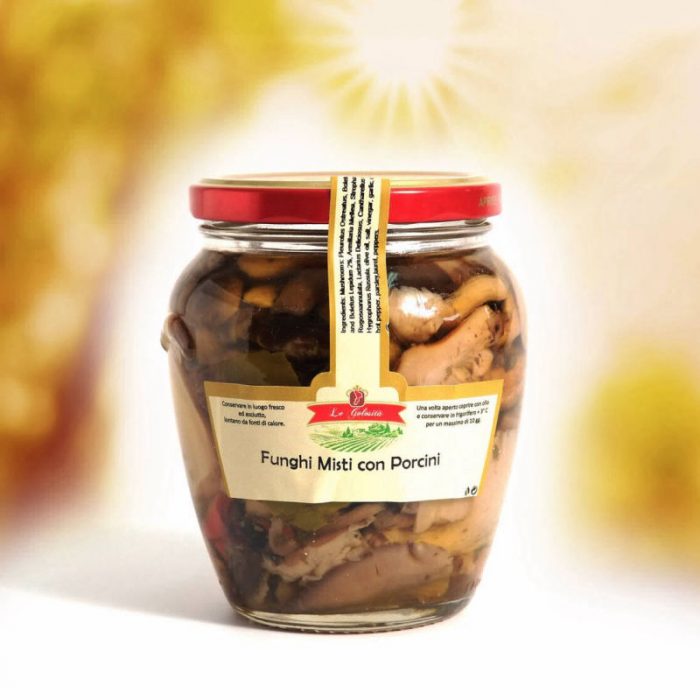 Funghi misti con porcini - 580 ml