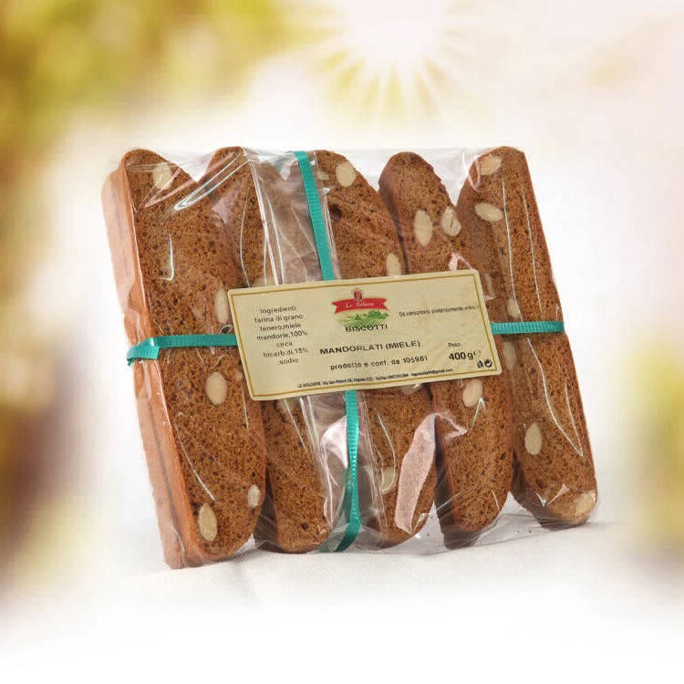 Biscotti mandorlati al miele gr 400