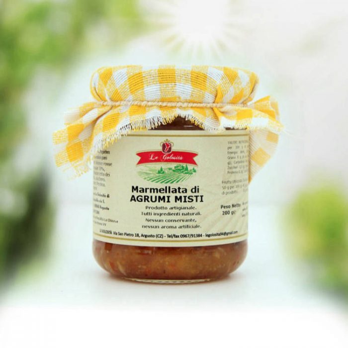 Marmellata di agrumi misti gr 200