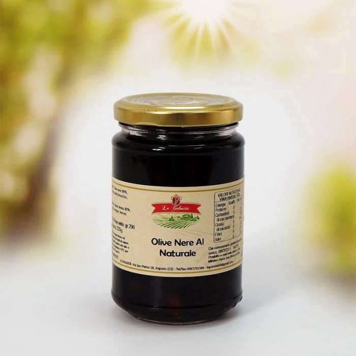 Olive nere al naturale ml 314
