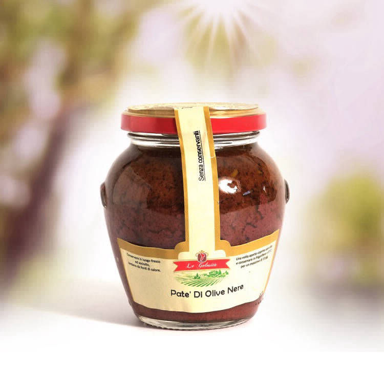 Patè di olive nere ml 314 (vaso orcio)
