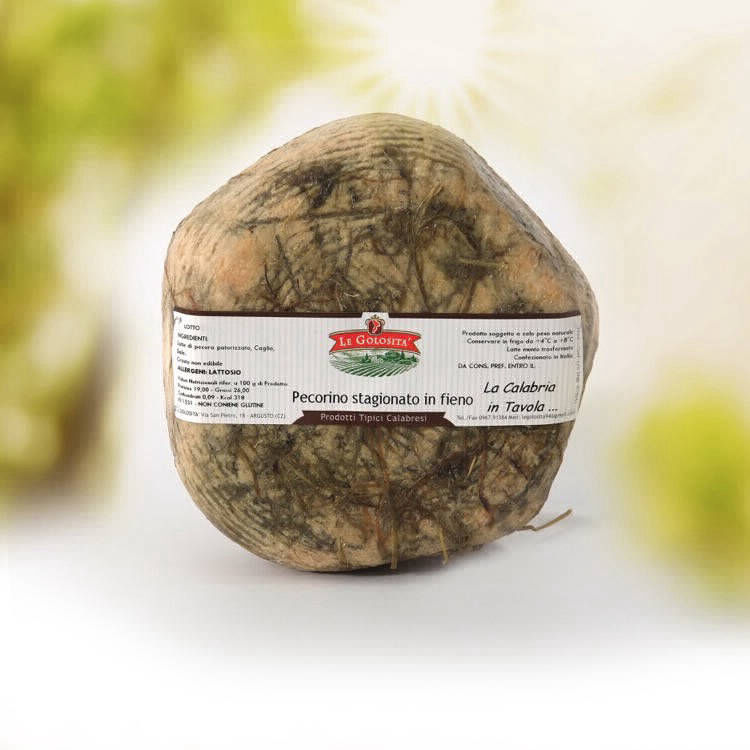 Pecorino stagionato nel fieno gr 720