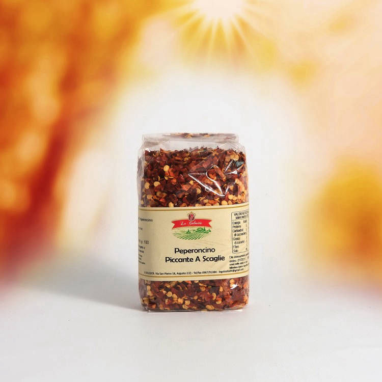 Peperoncino dolce e piccante in vari formati - Piccante a scaglie
