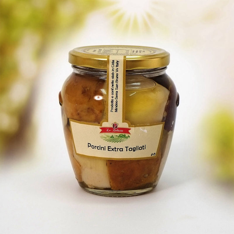 Funghi porcini extra - Tagliati, 212 ml
